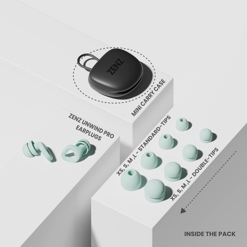 ZENZ - Unwind Pro Earplugs - Dew Mint
